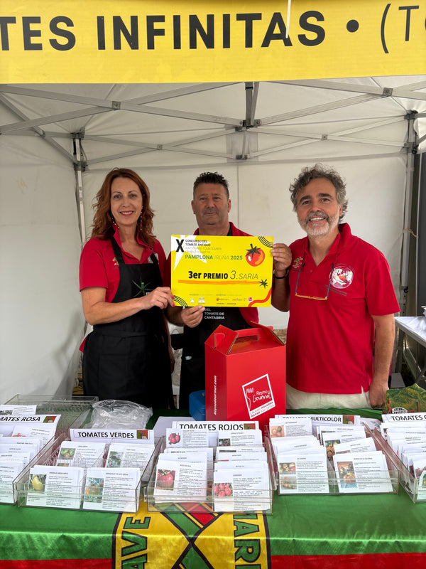 Simientes Infinitas cosecha reconocimiento en el X Festival del Tomate Antiguo de Pamplona